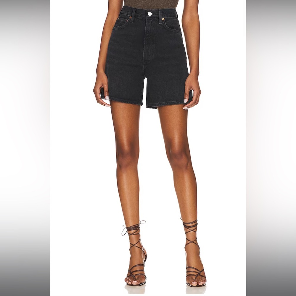 Agolde Stella Jean Shorts in black